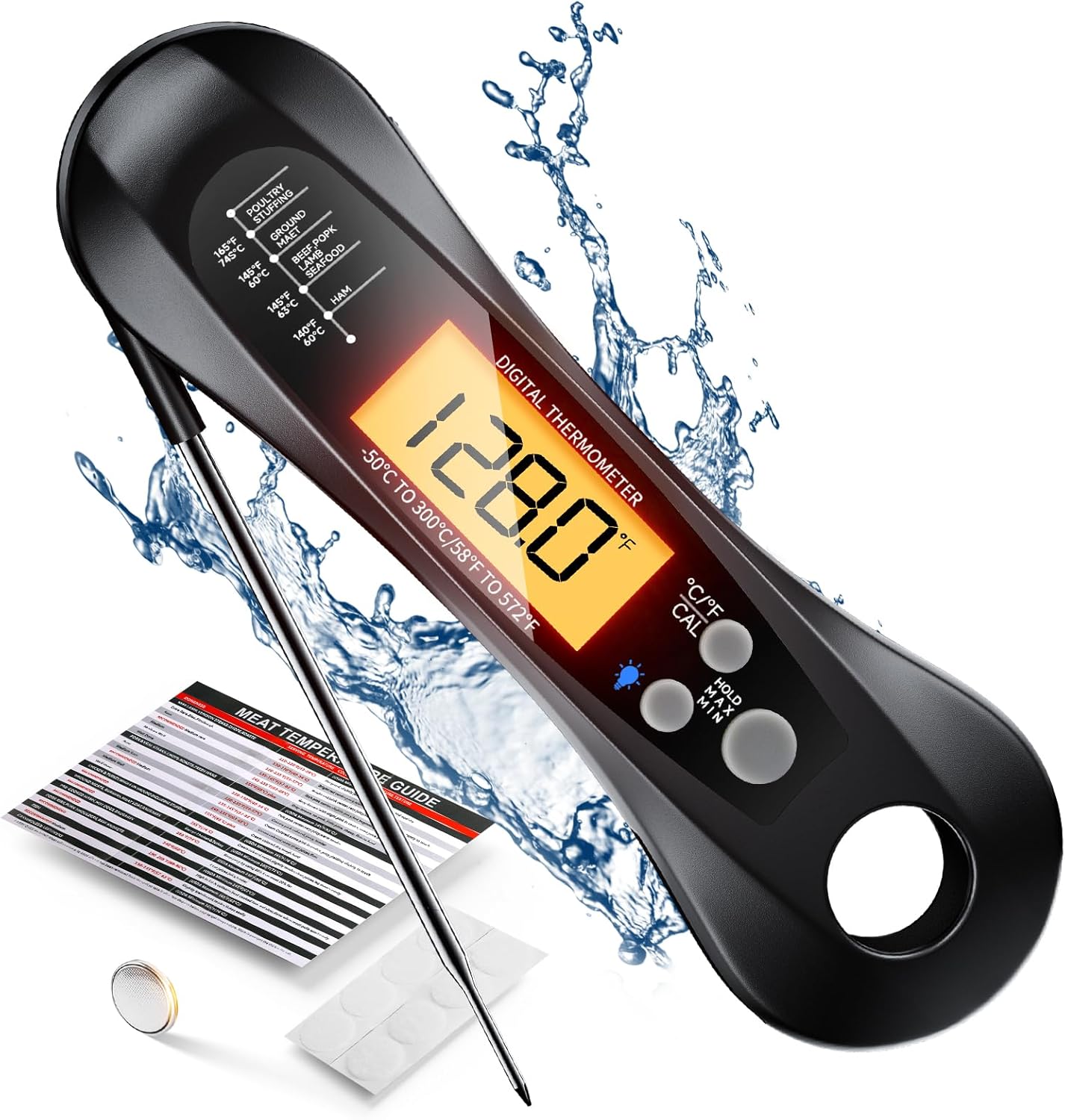 Digital Meat Thermometer Water - Digital Thermometer Probe review and price