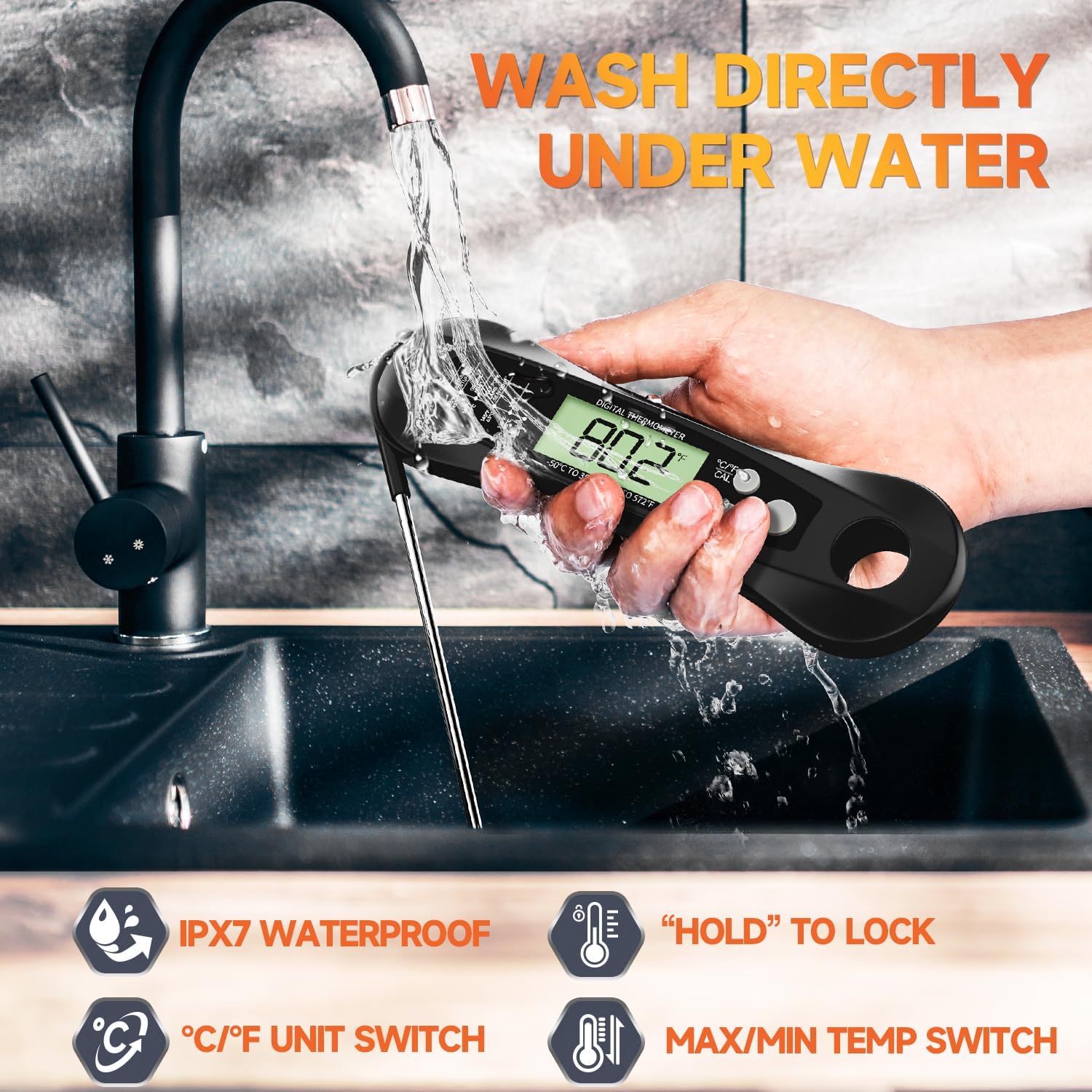 Digital Meat Thermometer Water - Digital Thermometer Probe review and price