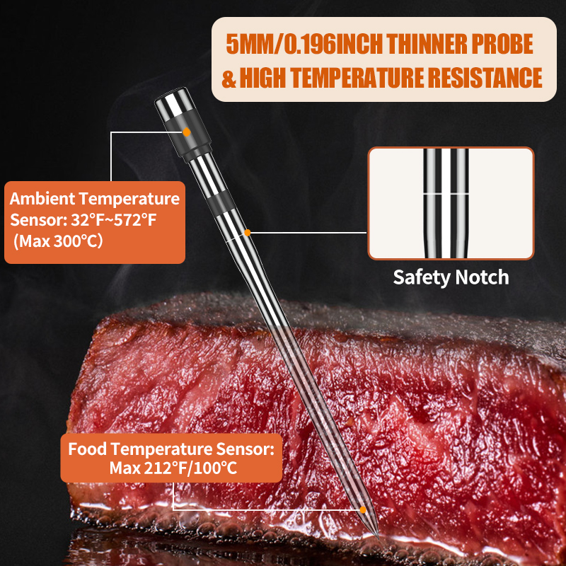 Meat Thermometer Wireless Prob - Digital Thermometer Probe review and price