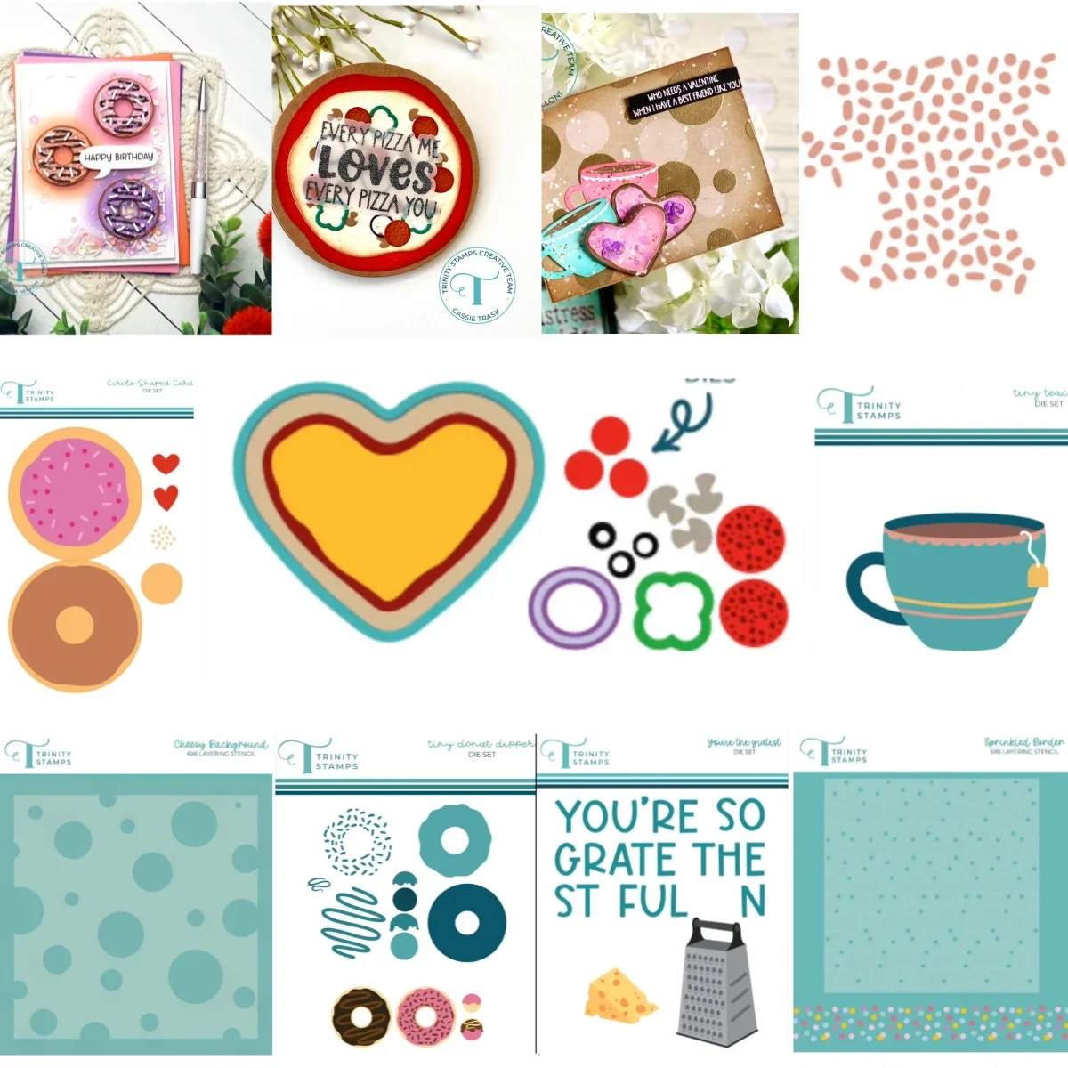 Hearts Pizza Metal Cutting Die - Candle Sachet review and price