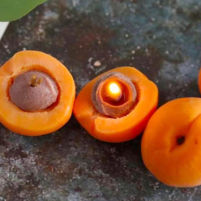 3D Apricot Fruit Candle Silico - Candle Supplies To Make Candles review and price