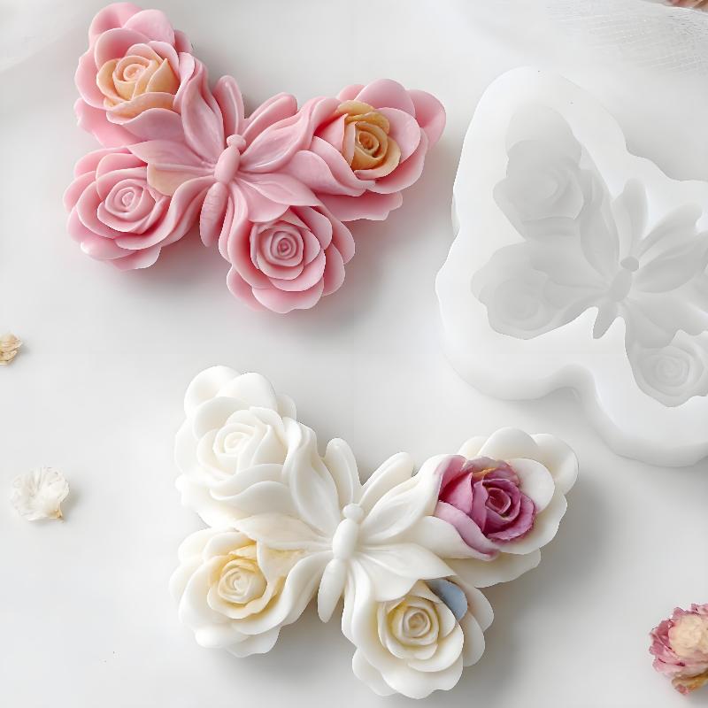 DIY Rose Butterfly Form Silico - Candle Supplies To Make Candles review and price