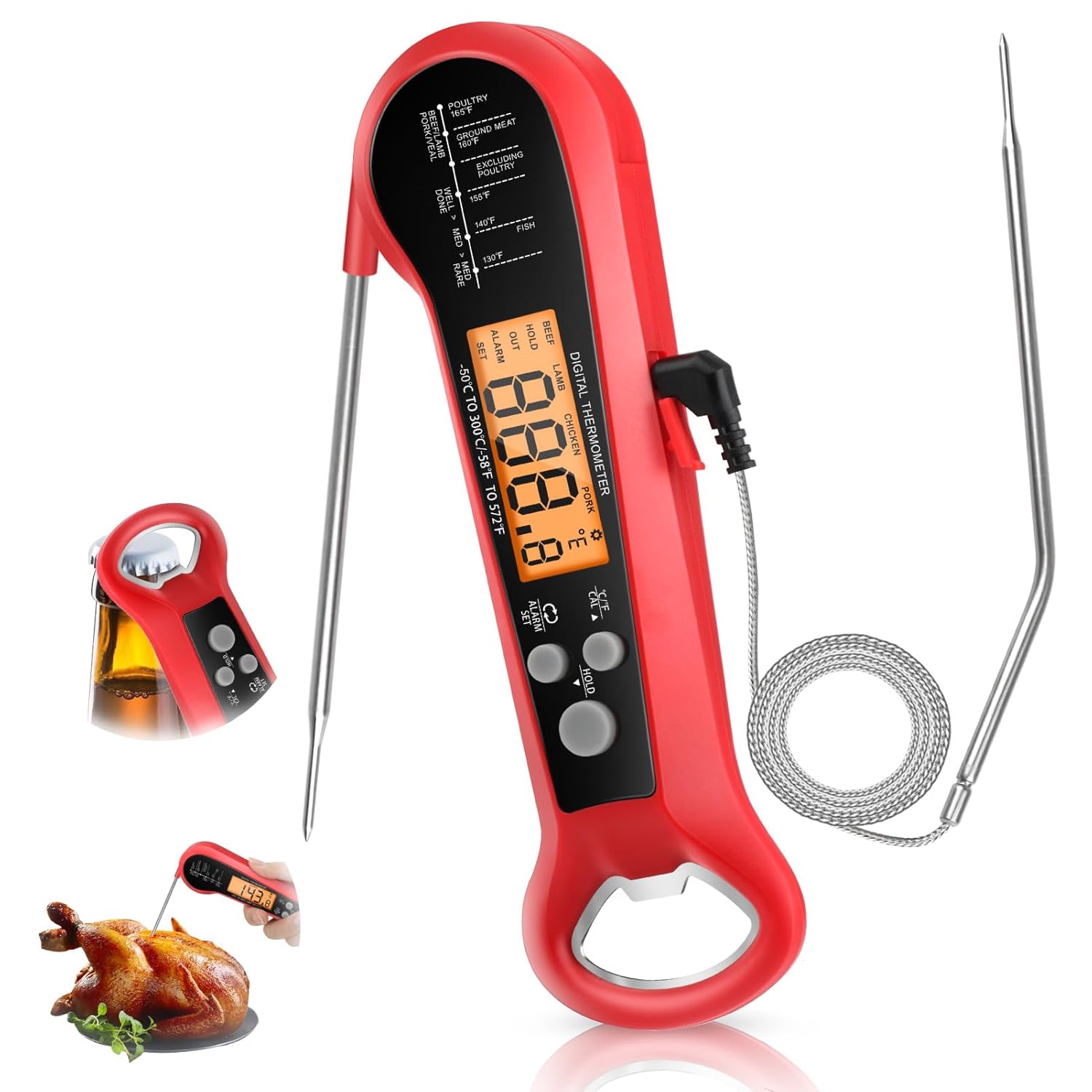 Long Cable Professional Meat T - Digital Thermometer Probe review and price
